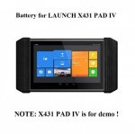 Battery Replacement for LAUNCH X431 PAD IV HD PAD4 Scanner